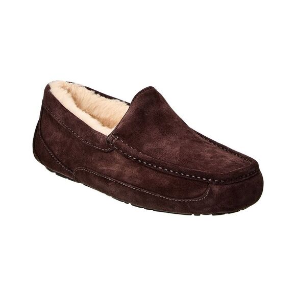 Ugg Ascot Suede Slipper, Brown - Picture 1 of 5